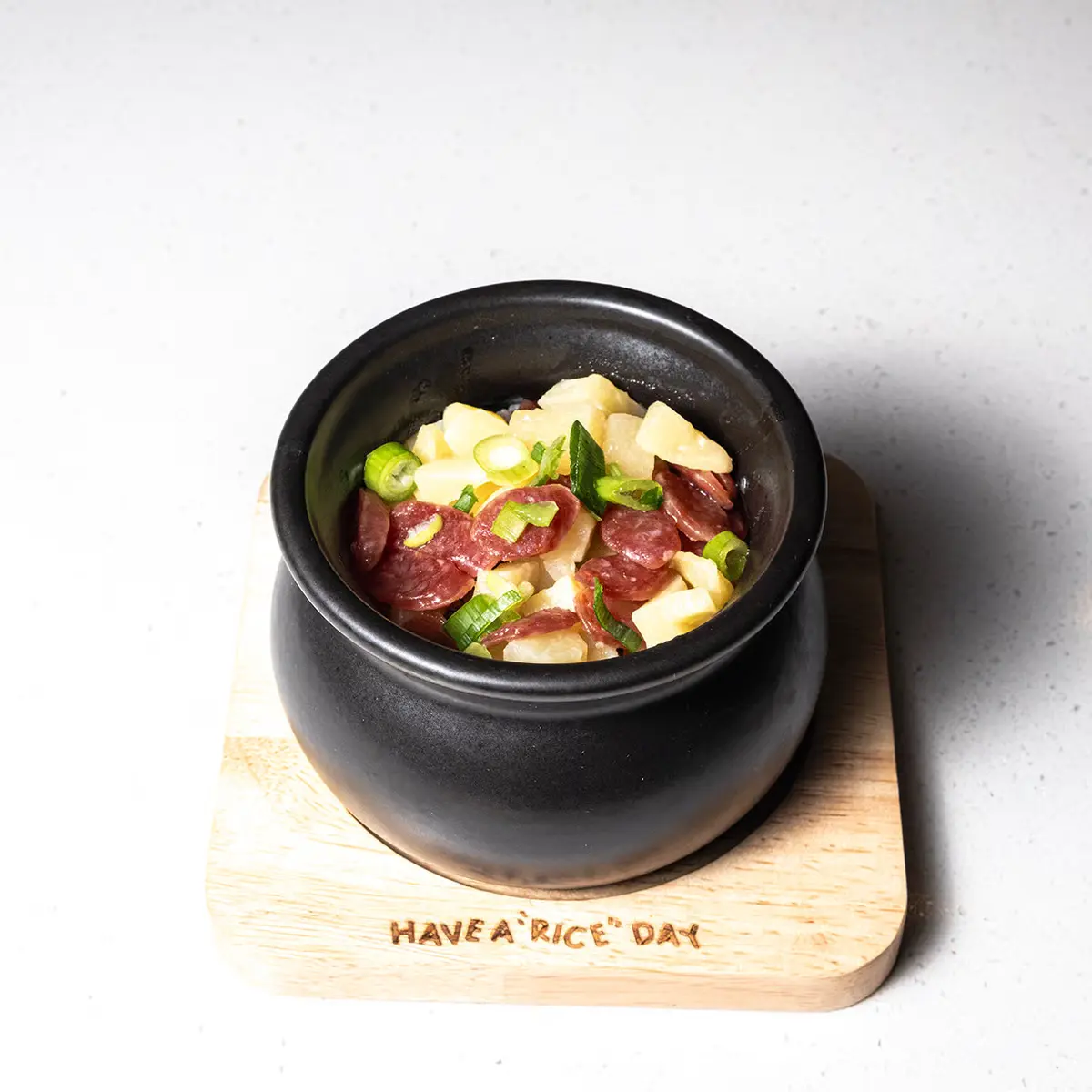 Claypot Potato Sausage & Meat Rice