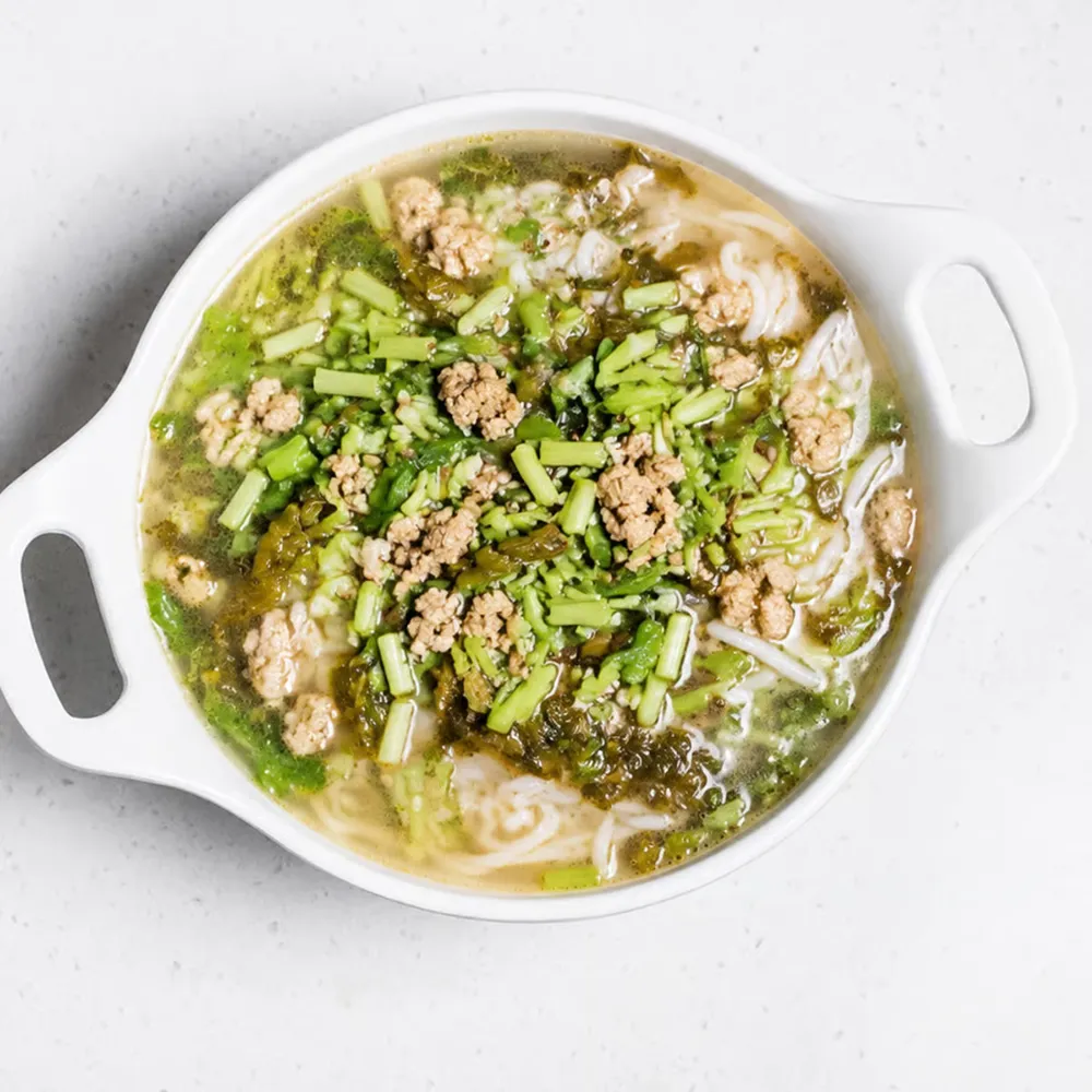 Riso Pork Mince Soup Rice Noodles